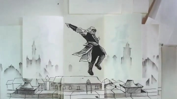 asassin-s-creed-paper-animation