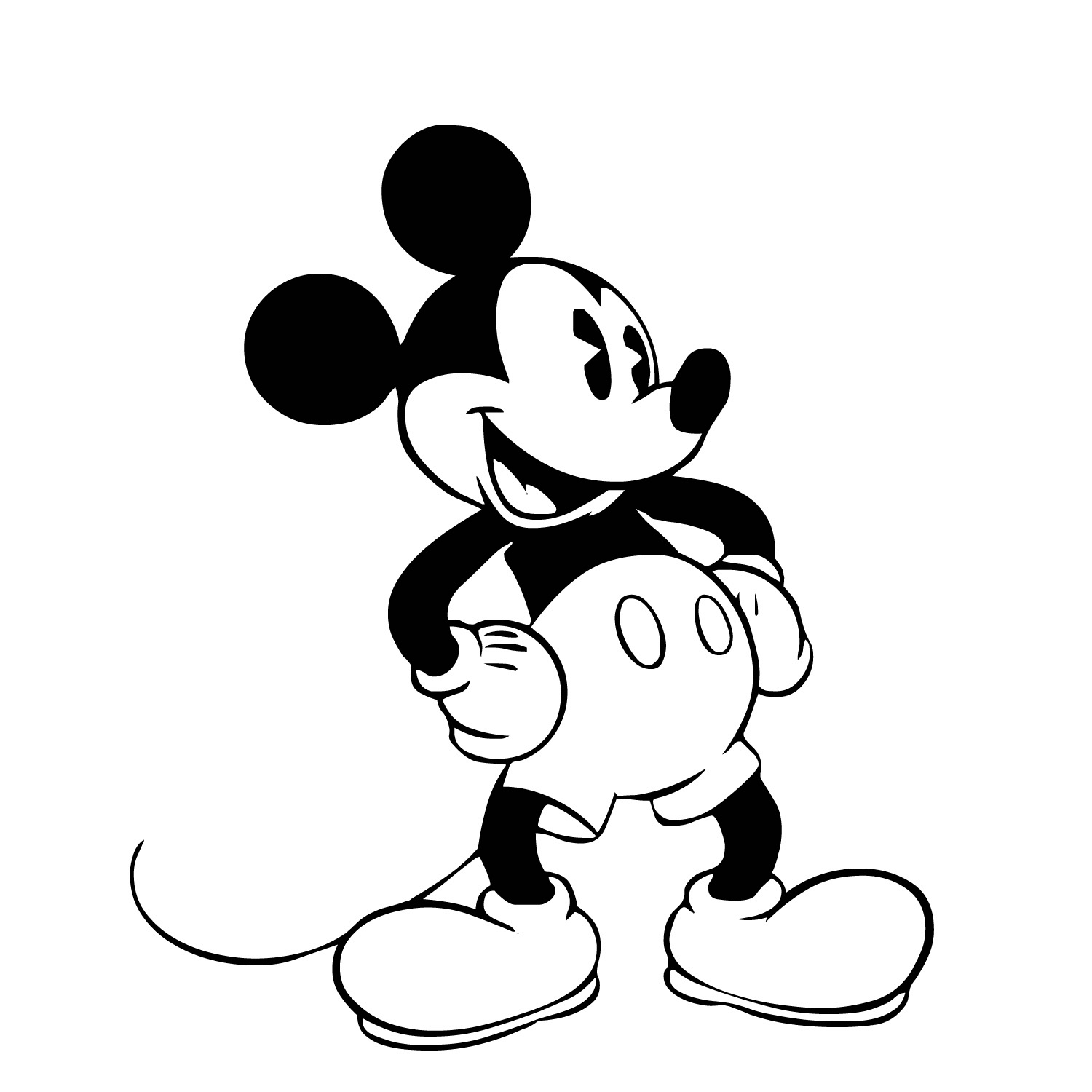 Mickey_Mouse--Black_and_white